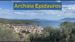 🇬🇷 Palaia Epidaurus; Beach, Town and History. A Greek Seaside Resort near Athens, Travel Greece.