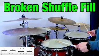 Broken Shuffle Fill - DRUM LESSON