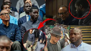 Dakar Arena:Les Coulisses Pr Diomaye et Paul Kagame(Rwanda),Modou Lo,El hadji Diouf dans les Tribune
