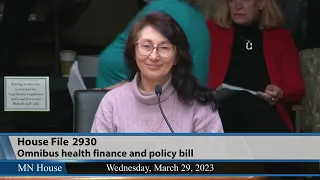 House Health Finance and Policy Committee 3/29/23