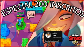 BRAWL STARS|ESPECIAL DE 200 INSCRITOS! JOGANDO UM MODO DIFERENTE COM A COLETTE