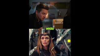 Did you notice that When Vision and Hawkeye fight...