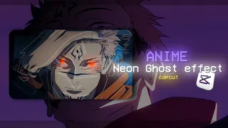Anime Neon Ghost Effect like AE ✧ Capcut Simple Tutorial @kookymr