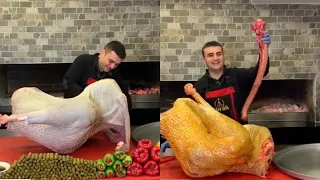 Ostrich cooking | Food planet | Tasty street Food videos CzN Burak