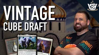 Library of Alexandria? In This Economy? | Vintage Cube Draft | MTG | Team Draft