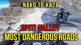India"s Most Dangerous Roads | Spiti Vally 😨 | Nako to Kaza |