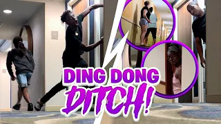 EXTREME DING DONG DITCH PART 40! **HOOD KARENS GOES OFF**
