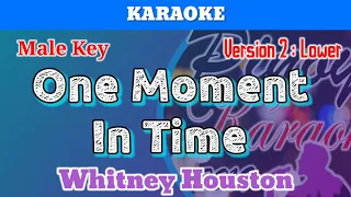 One Moment In Time by Whitney Houston (Karaoke : Male Key : Lower Version)