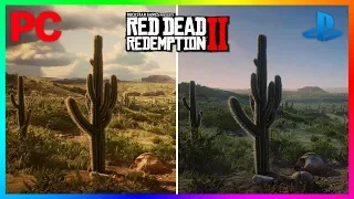 Red Dead Redemption 2 - PS4 Pro VS Xbox One X VS PC Graphics Comparison! (RDR2 4K 60FPS)