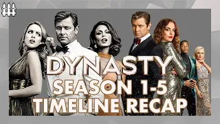 Dynasty Season 1-5 Timeline Recap