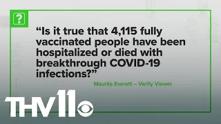 VERIFY: Investigating 'breakthrough' COVID-19 cases in Arkansas