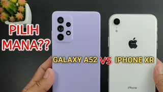 Adu Kamera !!! Samsung Galaxy A52 vs iPhone XR