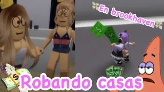 💸💰Robando casas en Brookhaven termina algo extraño😖/Roblox