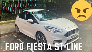 5 THINGS I HATE ABOUT THE 2021 FORD FIESTA ST-LINE REVIEW!!! IS IT SPORTY ENOUGH TO BE AN ST-LINE?!