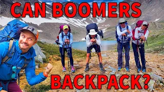 I THOUGHT MY PARENTS MIGHT DIE // Taking Seniors Backpacking for the FIRST TIME on the Skyline Trail