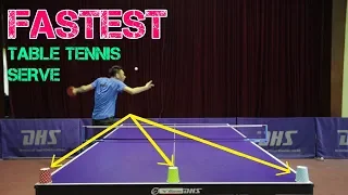 Learning FASTEST Table Tennis Serve | MLFM Tutorial