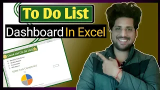 #Shorts | How To Create To Do List Dashboard In Excel | Create Professional Dashboard | Excel Tips