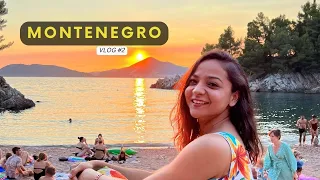 Montenegro Travel Vlog#2 - Beaches & Old town in Budva- Things to do, Places to eat | Budva guide!