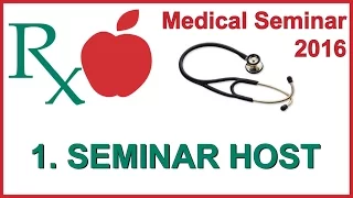 Vegfest Medical Seminar 2016 - 1. Seminar Host