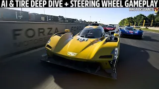 Forza Motorsport (2023) - AI and Tire Deep Dive + Steering Wheel Gameplay