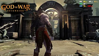 God of War Ascension 4K 60FPS UHD Performance Gameplay | RPCS3 0.0.29-15811 PS3 Emulator PC