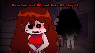 Deceiver but GF and fake GF sing it (FNF FLM)