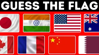 Guess the Country by the Flag Quiz 🌎🎯🤔 Easy, Medium, Hard, Impossible