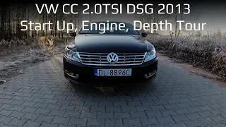Volkswagen CC 2.0TSI 2013 DSG Start Up, Engine, Depth Tour