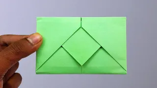 DIY SURPRISE MESSAGE CARD | Letter Folding Origami | Pull Tab Origami Envelope Card | Paper Envelope