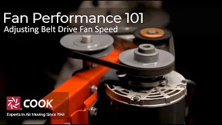 COOK U - Adjusting Belt Drive Fan Speed