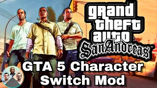 GTA San Andreas: Switch Character like GTA V Mod