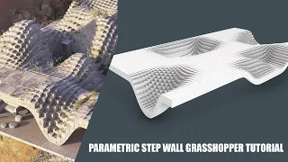 Grasshopper Tutorial |parametric step wall|