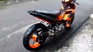 #jupitermx135  modifikasi tapak lebar jupiter mx hedon#078