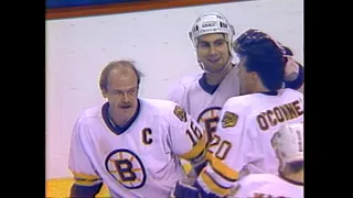 1985-86 Habs vs Bruins - Goals & Fights at Boston Garden