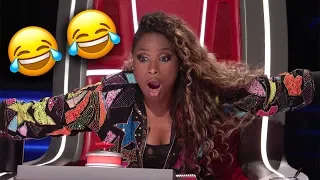 Top 10 Shocking Blind Auditions Moments on The Voice Season 15 (NBC's The Voice 2018) 🎶