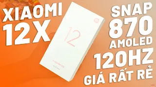 ĐẬP HỘP XIAOMI 12X - CÒN NỬA GIÁ, SNAP870, AMOLED 120HZ, CAMERA ĐẸP, LOA KÉP DÙNG SIÊU NGON!