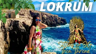 Croatia guide | Visiting LOKRUM ISLAND | Day trip from Dubrovnik | Croatia road trip | Europe trip