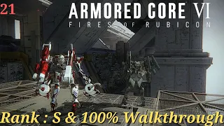 Eliminate Cinder Carla & destroy the Dive Block 100% Walkthrough & S Rank Guide Armored Core 6