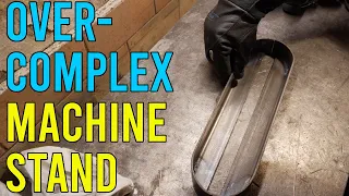 Welded stand for the T&C Grinder || RotarySMP