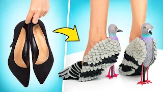 YOU HAVE NEVER SEEN SUCH UNUSUAL PIGEON SHOES!