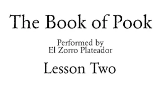 The Book of Pook -- 3 Fifteen Lessons