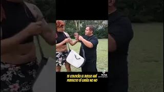 Como defenderse ante el robo de una cartera #comedia #tiktok