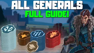 GENERALS FULL GUIDE | Goodgame Empire