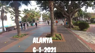 🇹🇷 ALANYA Часть 2 Большая прогулка по Клеопатре 6 января Алания Турция 2021