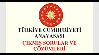 #Türkiye Cumhuriyeti Anayasası - Çıkmış Sorular ve Çözümleri  #kpssanayasa​ #ekpssanayasa​