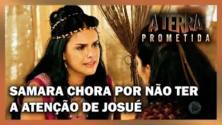 Samara chora por não ter a atenção de Josué | A TERRA PROMETIDA