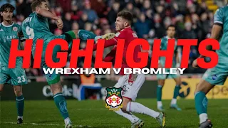 HIGHLIGHTS | Wrexham v Bromley