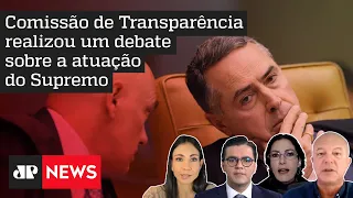 Graeml, Motta, Vilela e Amanda comentam falta de Moraes e Barroso em audiência no Congresso