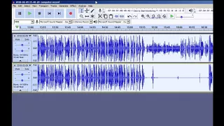 De-noising in Audacity (Video #1 for Nick). How to separate two voices recorded with Amolto (720p)