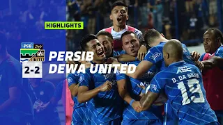 Match Highlights PERSIB 2-2 Dewa United | Pekan 3 Liga 1 2023/2024